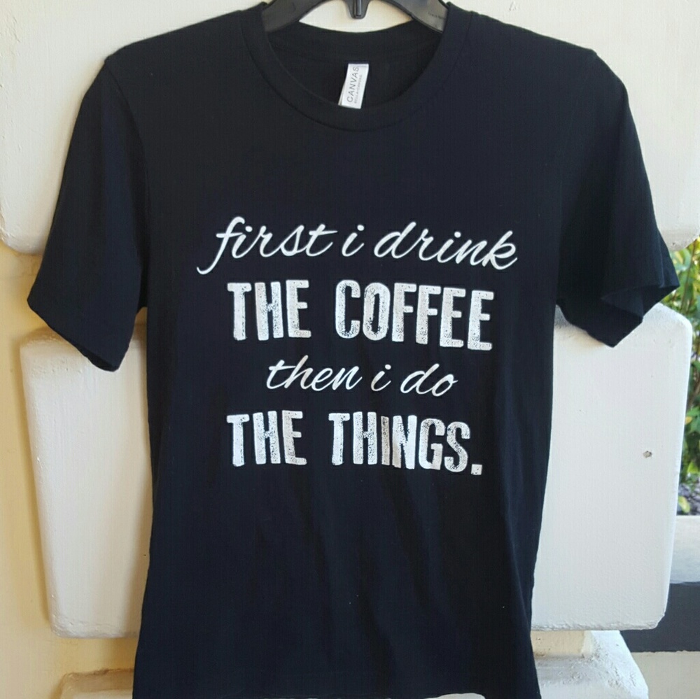 Black graphic t shirt